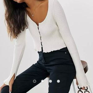 ASOS ribbed long sleeve top